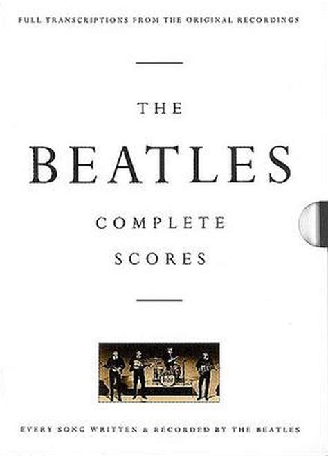Download The Beatles Complete Scores By The Beatles
