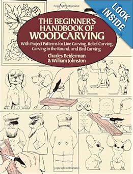 Read Online The Beginners Handbook Of Woodcarving With Project Patterns For Line Carving Relief Carving Carving In The Round And Bird Carving By Charles Beiderman