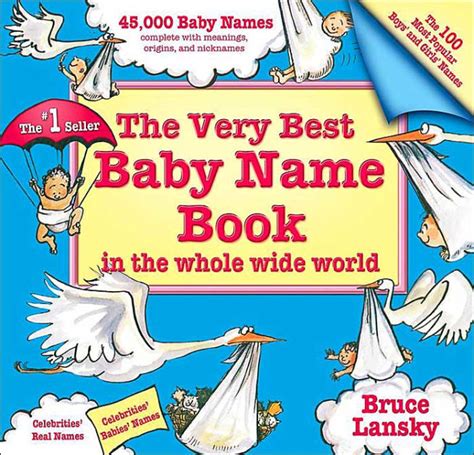 Full Download The Best Baby Name Book In The Whole World By Bruce Lansky