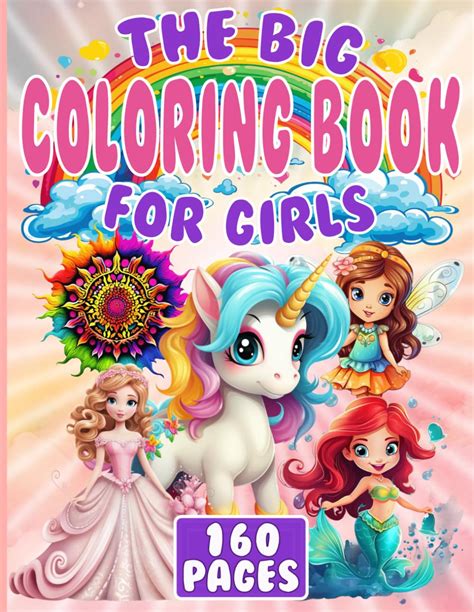Read Online The Big Coloring Book Of Unicorns Easy And Fun 50 Coloring Pages With Thick Lines By Adam Wood