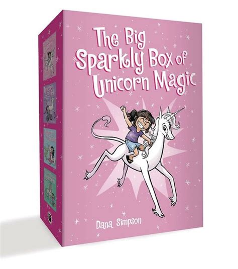 Read Online The Big Sparkly Box Of Unicorn Magic Phoebe And Her Unicorn Box Set Volume 14 By Dana Simpson