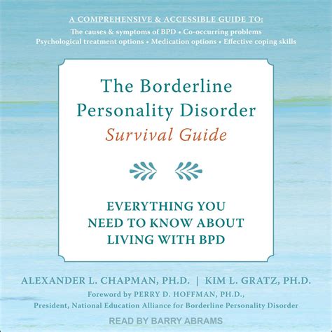Read The Borderline Personality Disorder Survival Guide Everything You Need To Know About Living With Bpd By Alexander L Chapman