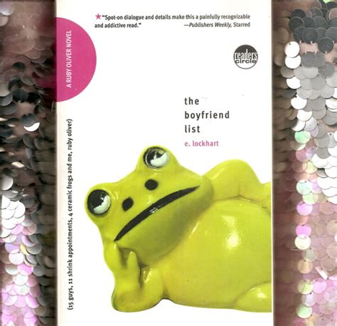 Read Online The Boyfriend List 15 Guys 11 Shrink Appointments 4 Ceramic Frogs And Me Ruby Oliver Ruby Oliver 1 By E Lockhart