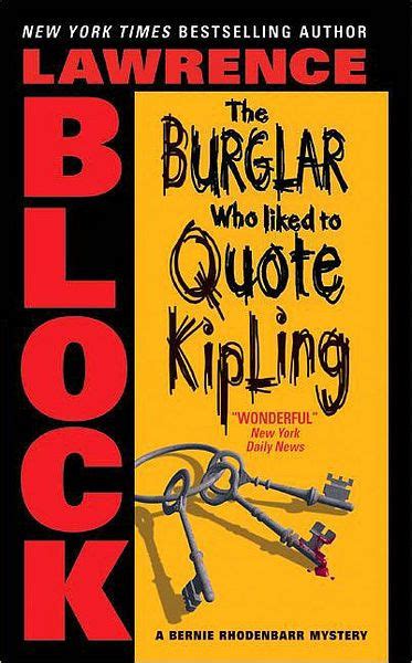 Full Download The Burglar Who Liked To Quote Kipling Bernie Rhodenbarr 3 By Lawrence Block