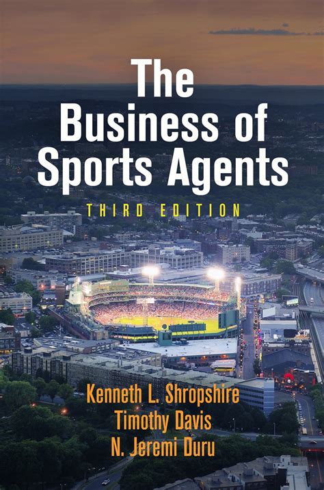 Download The Business Of Sports Agents By Kenneth L Shropshire