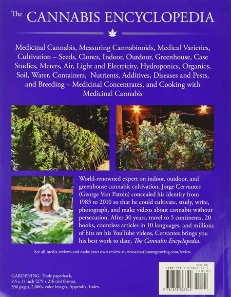 Read The Cannabis Encyclopedia The Definitive Guide To Cultivation  Consumption Of Medical Marijuana By Jorge Cervantes