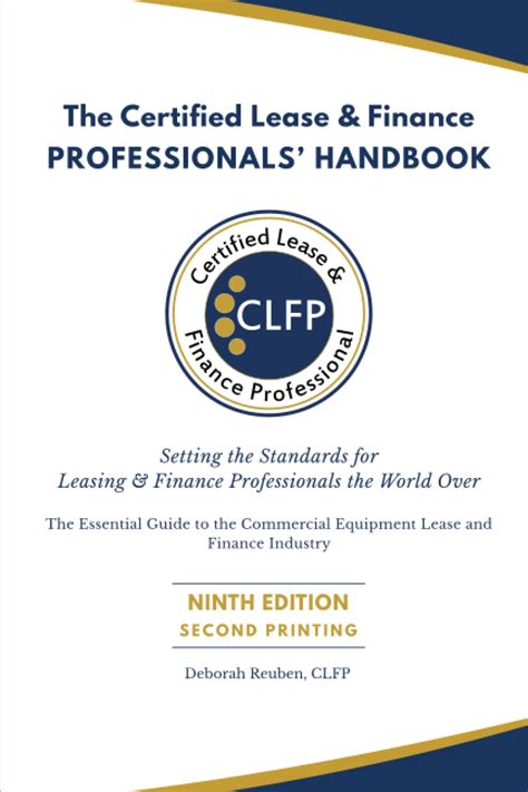Read Online The Certified Lease  Finance Professionals Handbook By Deborah Reuben Clfp