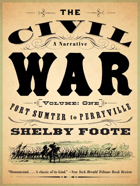 Read Online The Civil War Vol 1 Fort Sumter To Perryville By Shelby Foote
