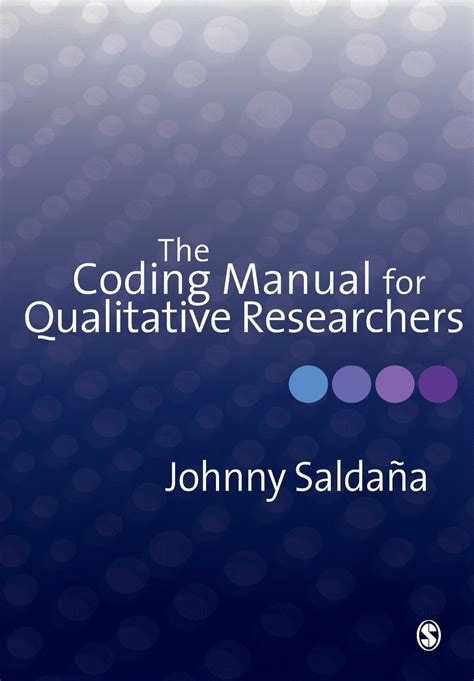 Download The Coding Manual For Qualitative Researchers By Johnny Saldana