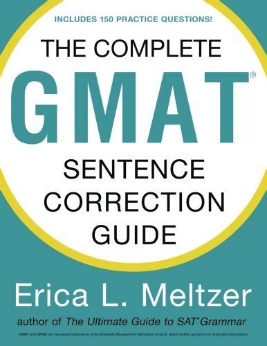 Full Download The Complete Gmat Sentence Correction Guide By Erica L Meltzer