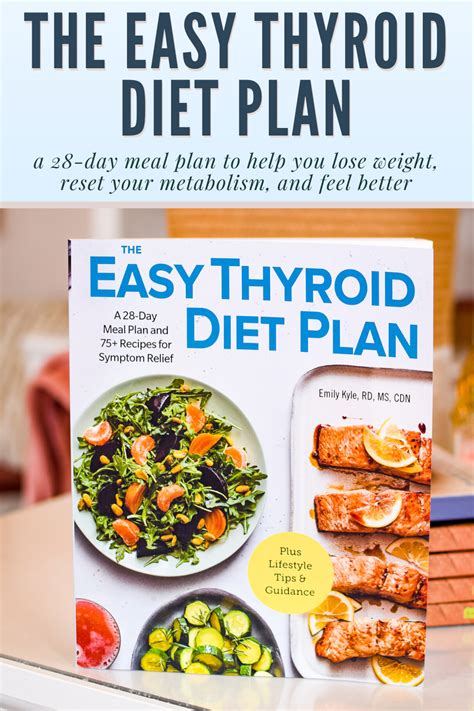 Read Online The Easy Thyroid Diet Plan A 28Day Meal Plan And 75 Recipes For Symptom Relief By Emily Kyle Ms Rdn Clt Hcp