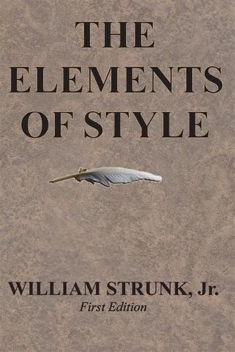 Full Download The Elements Of Style By William Strunk Jr