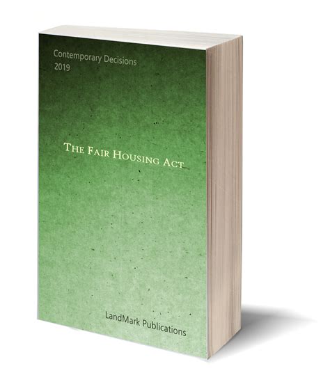 Read Online The Fair Housing Act By Landmark Publications