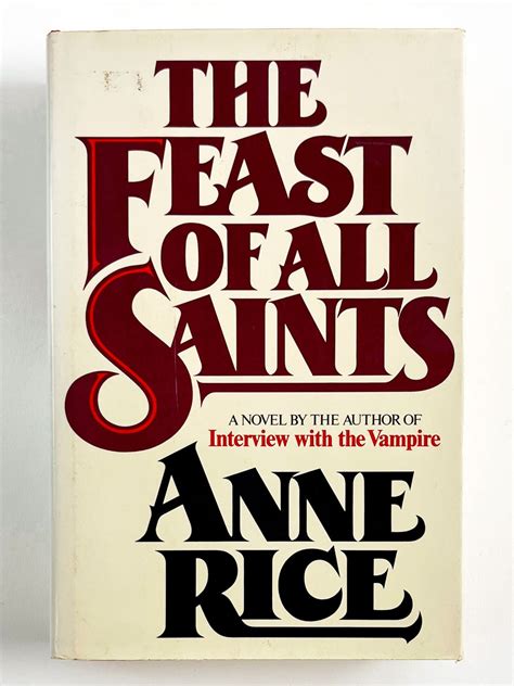 Read Online The Feast Of All Saints By Anne Rice