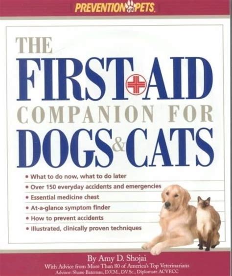 Read Online The Firstaid Companion For Dogs  Cats By Amy Shojai
