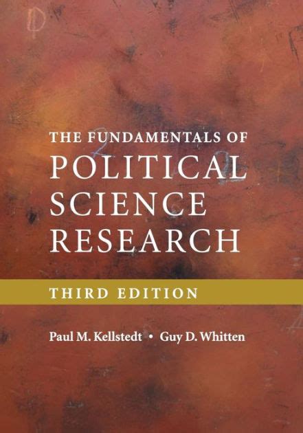 Read The Fundamentals Of Political Science Research By Paul M Kellstedt