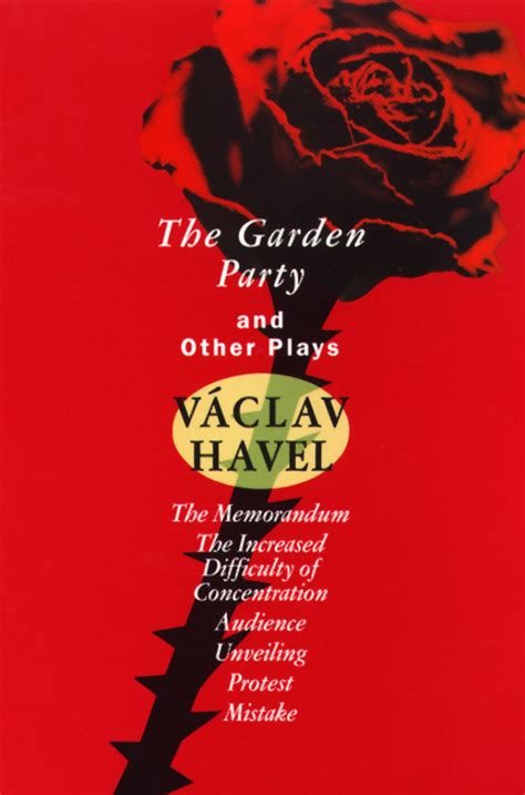 Download The Garden Party And Other Plays By Vclav Havel