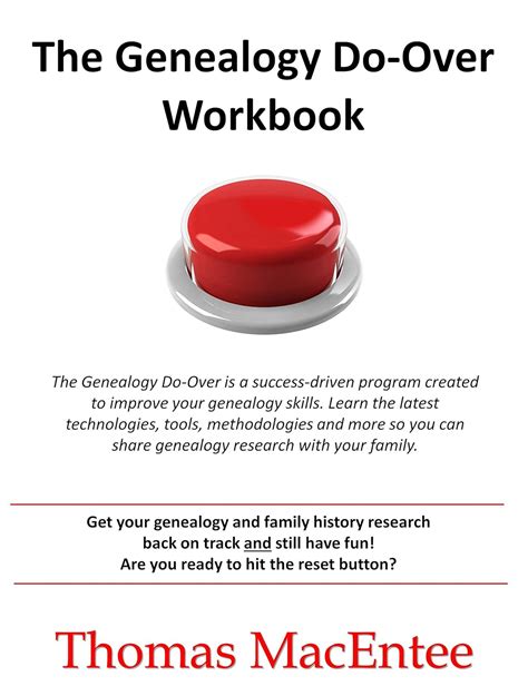 Full Download The Genealogy Doover Workbook By Thomas Macentee