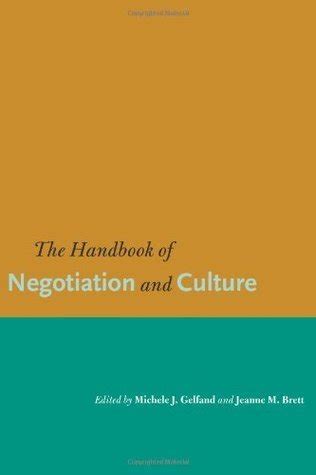 Download The Handbook Of Negotiation And Culture By Michele Gelfand