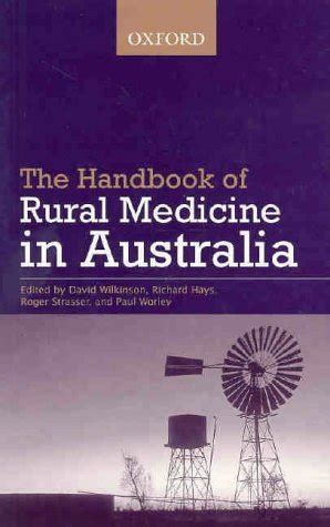 Read The Handbook Of Rural Medicine In Australia By David Wilkinson