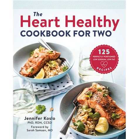 Read Online The Heart Healthy Cookbook For Two 125 Perfectly Portioned Low Sodium Low Fat Recipes By Jennifer Koslo