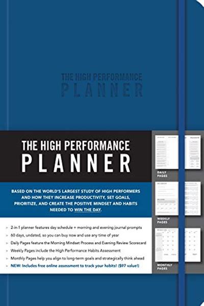 Download The High Performance Planner Blue By Brendon Burchard
