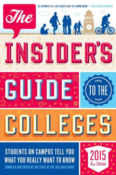 Read The Insiders Guide To The Colleges 2015 Students On Campus Tell You What You Really Want To Know By Yale Daily News