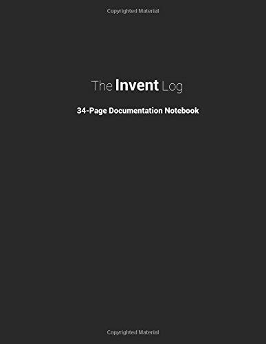 Download The Invent Log Inventors Notebook By Shannon Ingraham