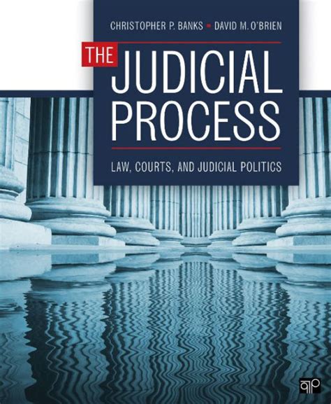 Full Download The Judicial Process Law Courts And Judicial Politics By Christopher P Banks