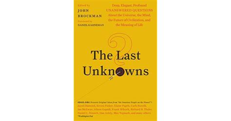 Read Online The Last Unknowns By John Brockman