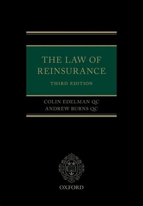 Download The Law Of Reinsurance By Colin Edelman Qc