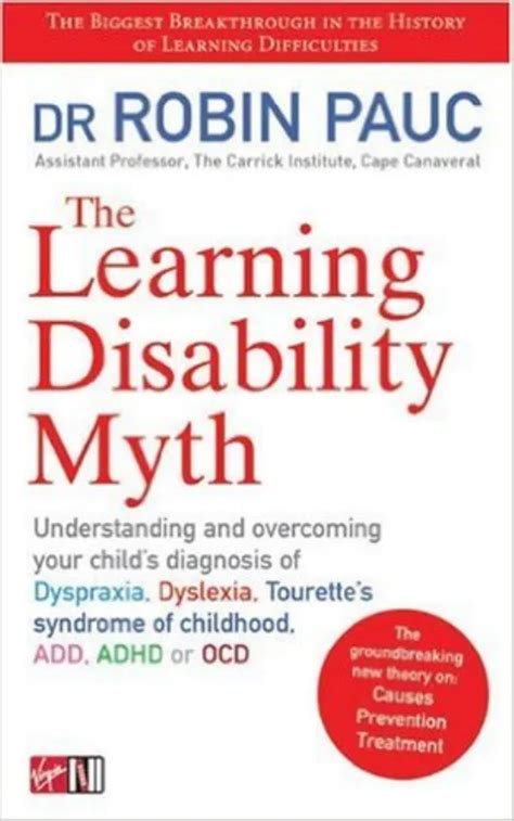 Full Download The Learning Disability Myth By Robin Pauc