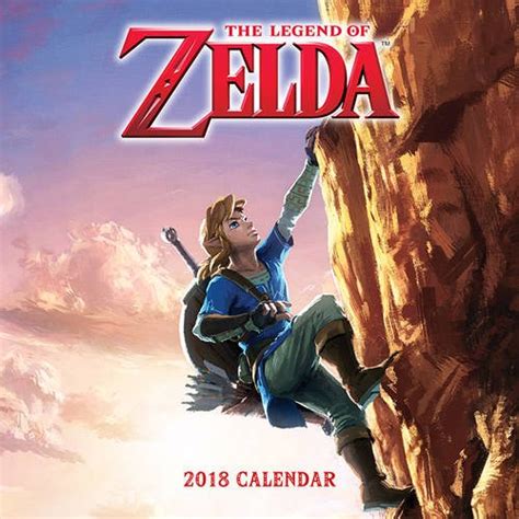 Read Online The Legend Of Zelda 2018 Wall Calendar By Not A Book