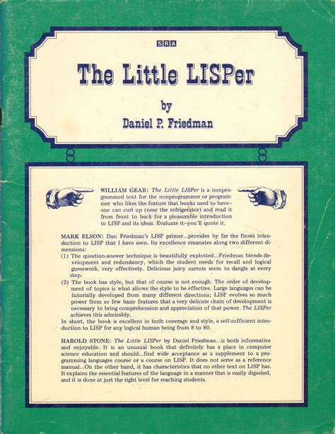 Read The Little Lisper By Daniel P Friedeman