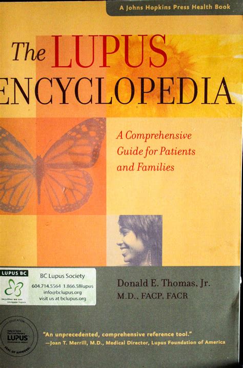 Full Download The Lupus Encyclopedia A Comprehensive Guide For Patients And Families By Donald E   Thomas