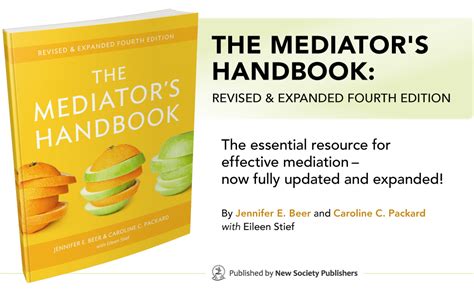 Full Download The Mediators Handbook Revised  Expanded Fourth Edition By Jennifer E Beer