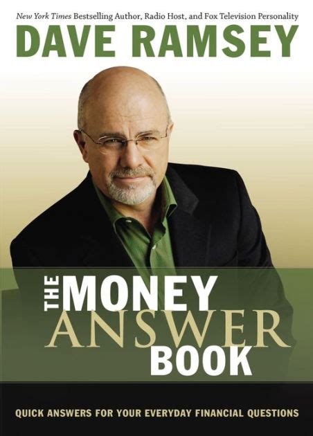 Full Download The Money Answer Book Quick Answers To Everyday Financial Questions By Dave Ramsey