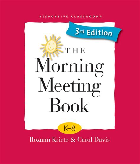 Full Download The Morning Meeting Book K8 By Roxann Kriete