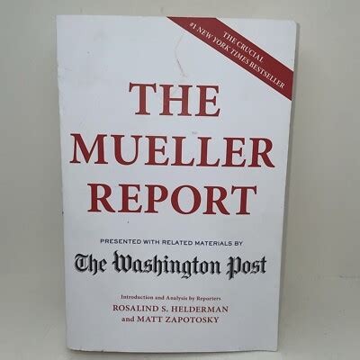 Read The Mueller Report By The Washington Post