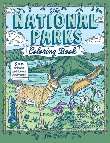 Download The National Parks Coloring Book By Jen Racine