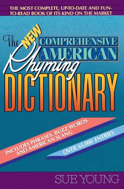 Download The New Comprehensive American Rhyming Dictionary By Sue Young