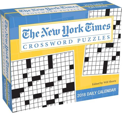 Read Online The New York Times Crosswords 2018 Daytoday Calendar By The New York Times