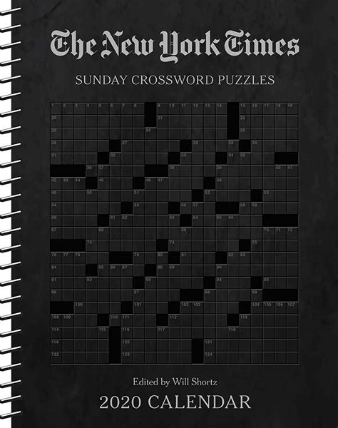 Read The New York Times Sunday Crossword Puzzles 2020 Weekly Planner Calendar By The New York Times
