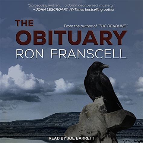 Full Download The Obituary Jefferson Morgan Mysteries Book 2 By Ron Franscell