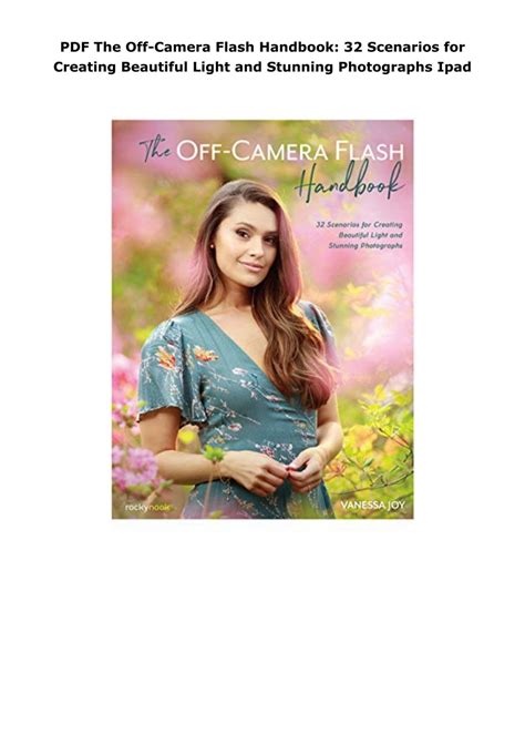 Read The Offcamera Flash Handbook 32 Scenarios For Using Ocf To Create Beautiful Light By Vanessa Joy