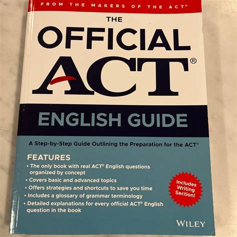 Read The Official Act English Guide By Act
