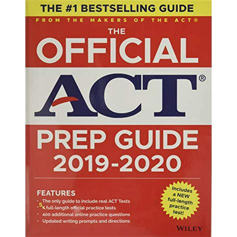 Full Download The Official Act Prep Guide 20192020 Book  5 Practice Tests  Bonus Online Content By Act