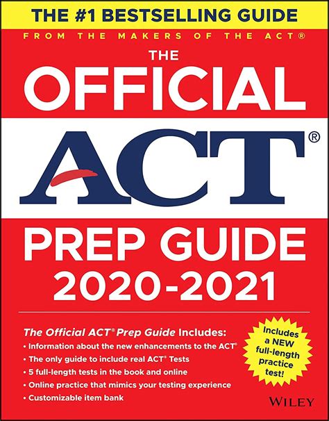 Read The Official Act Prep Guide 2020  2021 Book  5 Practice Tests  Bonus Online Content By Wiley