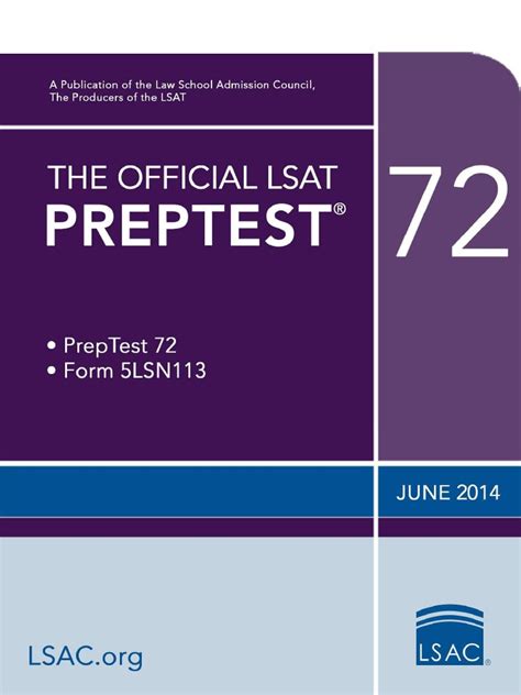 Read Online The Official Lsat Preptest 72 June 2014 Lsat The Official Lsat Preptests By Wendy Margolis