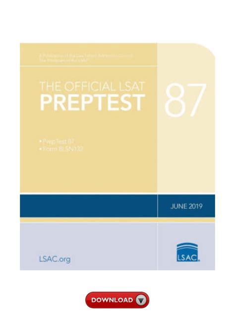 Read Online The Official Lsat Preptest 87 June 2019 Lsat By Law School Admission Council
